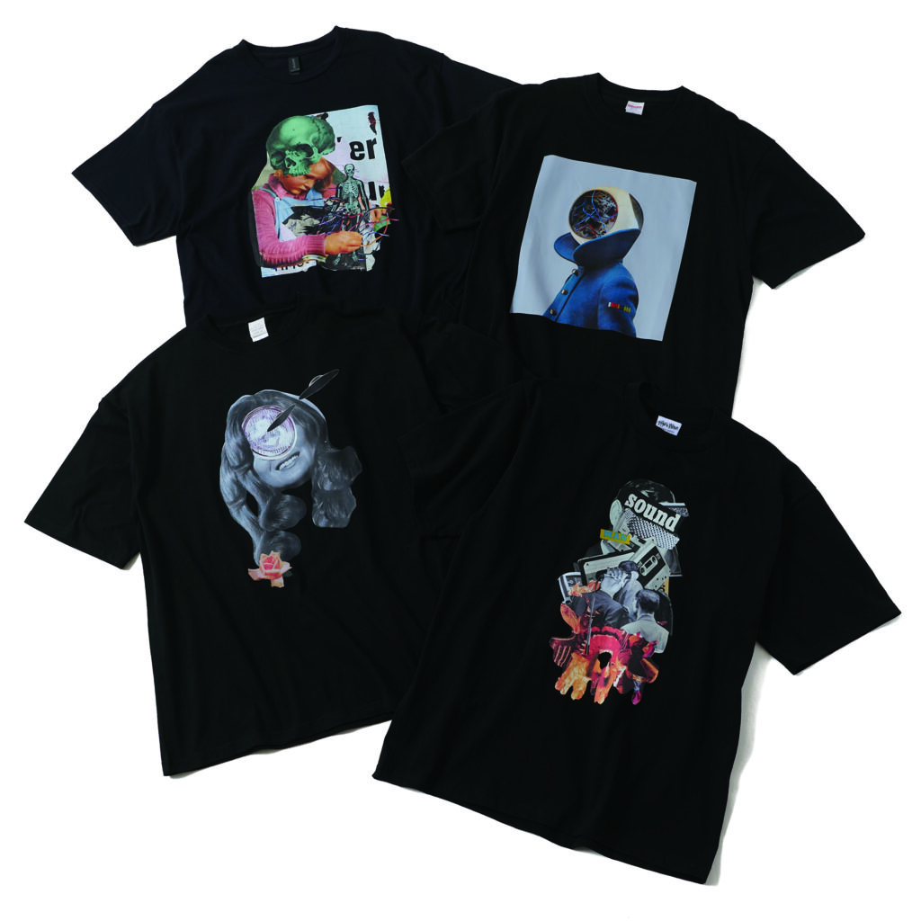 『RECONSTRUCTED MUSIC TEE CULTURE Series』Issue; 01 Design by Q-TA(Black)